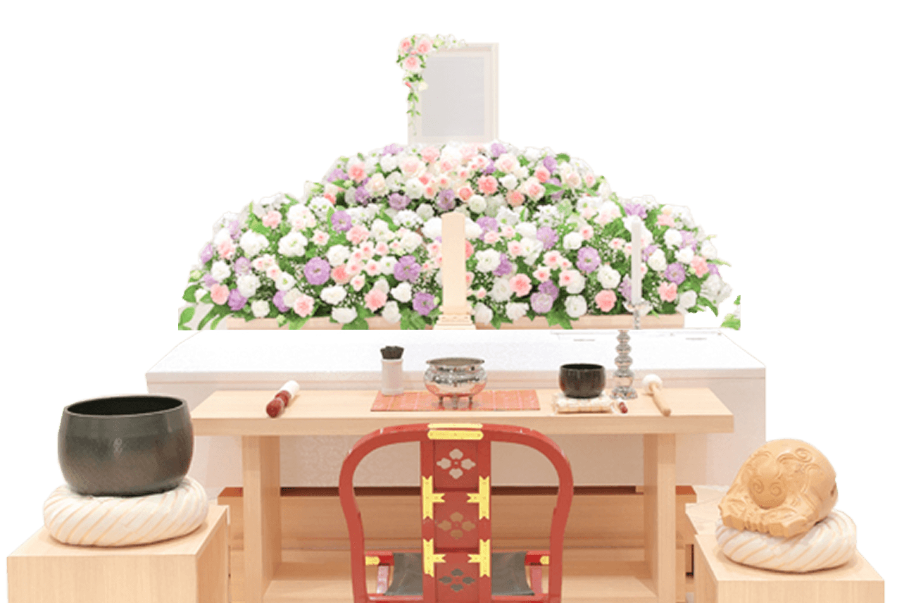 葬儀・葬式・家族葬の花祭壇