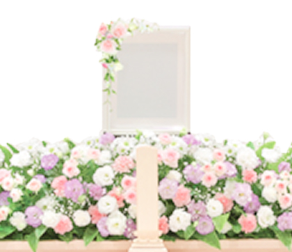 遺影花飾り